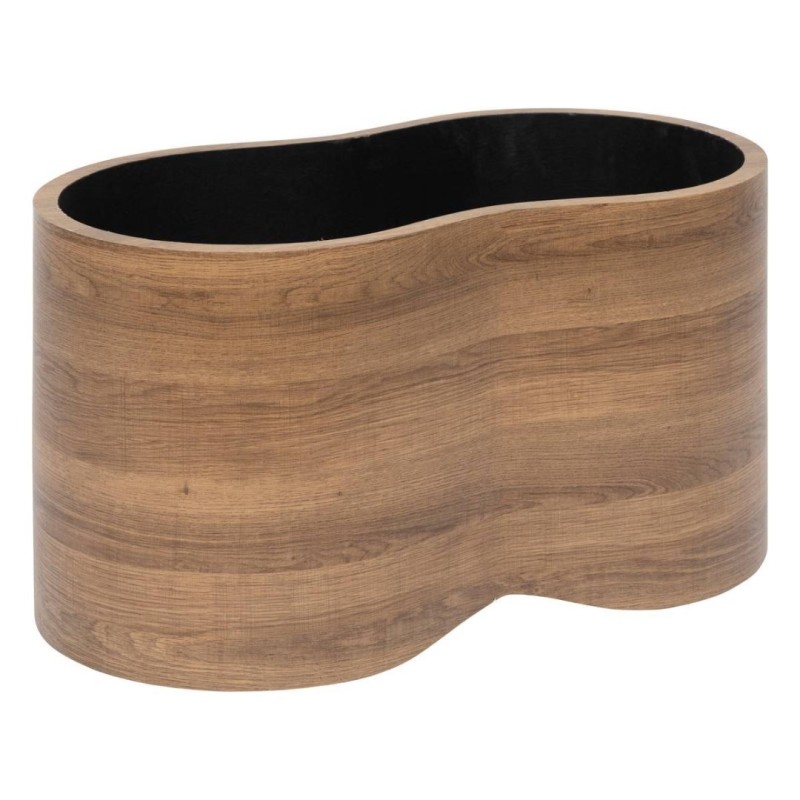Set 2 banchete Loe, MDF, alb/ maro, L.56/72 cm, 206261