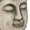 Statueta exterior Bouddha, magneziu, gri, H.60 cm, 206233