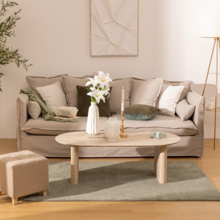 Masuta cafea Anaya, MDF, bej, L.120 cm, 206043