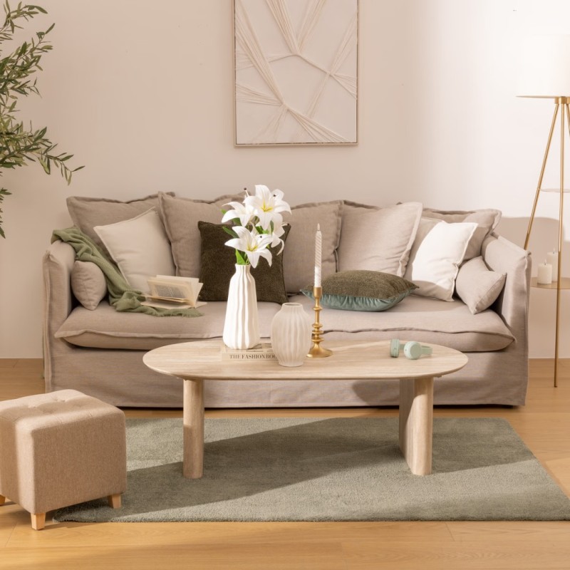 Masuta cafea Anaya, MDF, bej, L.120 cm, 206043