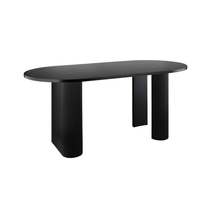 Masuta cafea Olova, MDF negru, L.120 cm, 206037