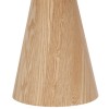 Masuta laterala Hercyna, metal si MDF, bej, D.40 cm, 206054A