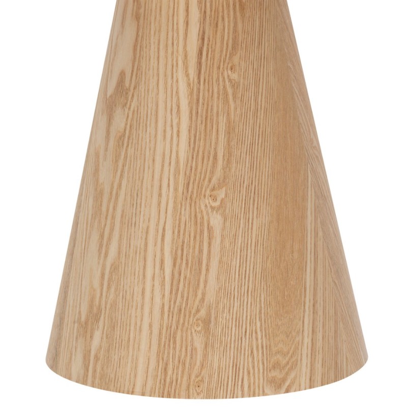 Masuta laterala Hercyna, metal si MDF, bej, D.40 cm, 206054A