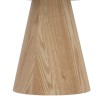Masuta laterala Hercyna, metal si MDF, verde, D.40 cm, 206054B
