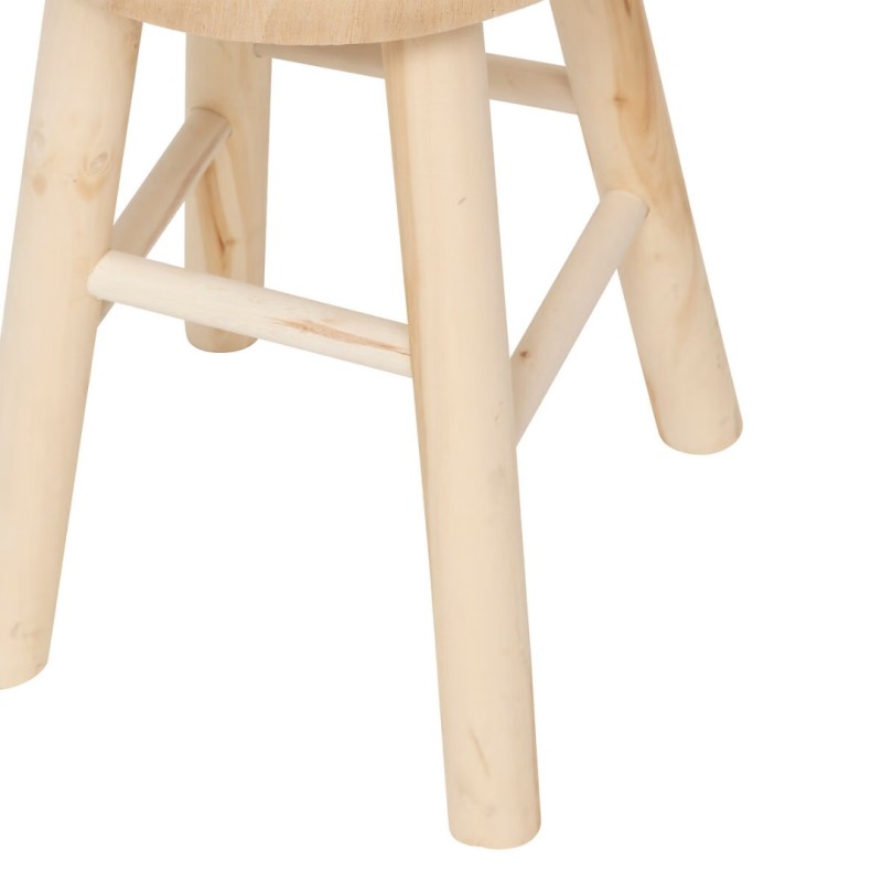 Taburet Nyar, lemn pawlonia, D.28 cm, 207312