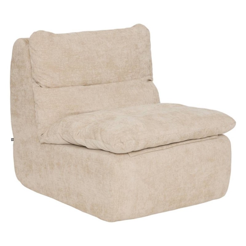 Fotoliu Luvia, spuma poliuretanica, textil, ivoar, H.79 cm, 214293A