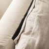 Fotoliu Luvia, spuma poliuretanica, textil, ivoar, H.79 cm, 214293A