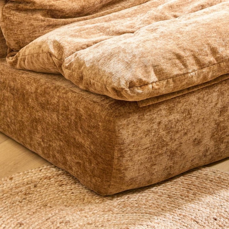Fotoliu Luvia, spuma poliuretanica, textil, bronz, H.79 cm, 214293B