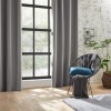 Draperie Odelie, poliester, gri, 140x260 cm, 103859B2