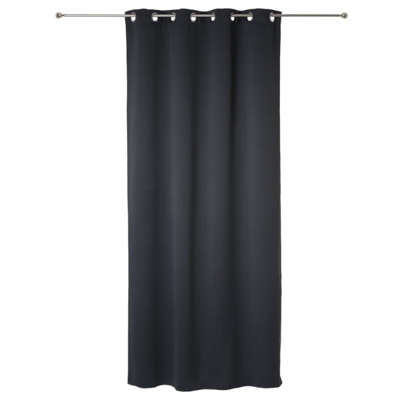 Draperie Odelie, poliester, gri inchis, 140x260 cm, 103859L2