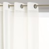 Perdea Muslin, poliester, ivoar, 140x240 cm, 120943A