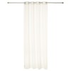 Perdea Muslin, poliester, ivoar, 140x240 cm, 120943A