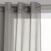 Perdea Muslin, poliester, gri, 140x240 cm, 120943B