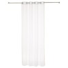Perdea Muslin, poliester, alb, 140x240 cm, 120943Z