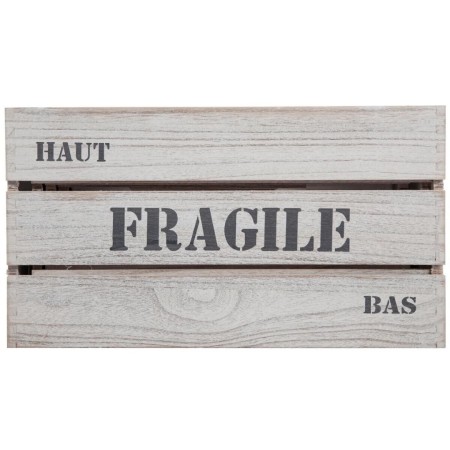 Set 6 cutii depozitare Facto, lemn, gri, L.38 cm, 140443