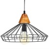 Suspensie Ben, metal, negru, 1XE27, D.39 cm, 145117A