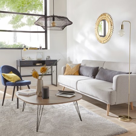 Lampadar Keli, metal, auriu, 1XE27, H.150 cm, 155381A 