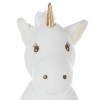Jucarie copii Unicorn, poliester, alb/roz, H.22 cm, 127364