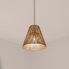 Suspensie Giada, metal, sfoara, bej, 1XE27, D.30 cm, 157702