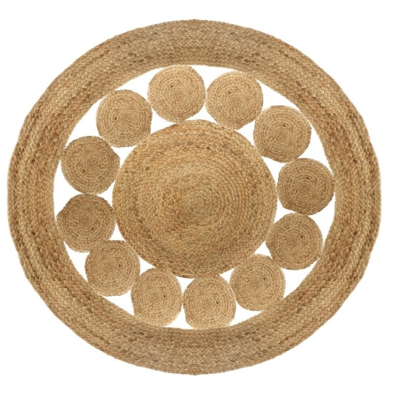 Covor Esra, iuta, bej, D.120 cm, 156147