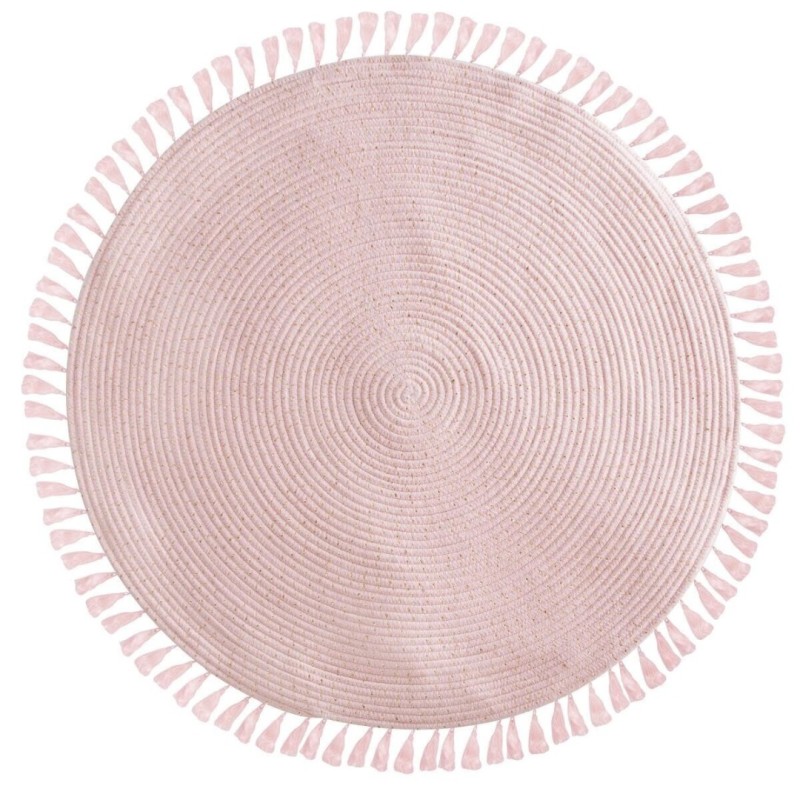 Covor copii Lulu, poliester, roz, D.90 cm, 127296
