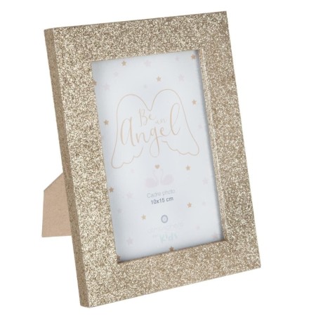 Rama foto Glitter, MDF, sticla, auriu, 10x15 cm, 127334