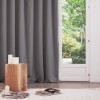 Set 2 draperii Odelie, poliester, gri, 135x240 cm, 120598B