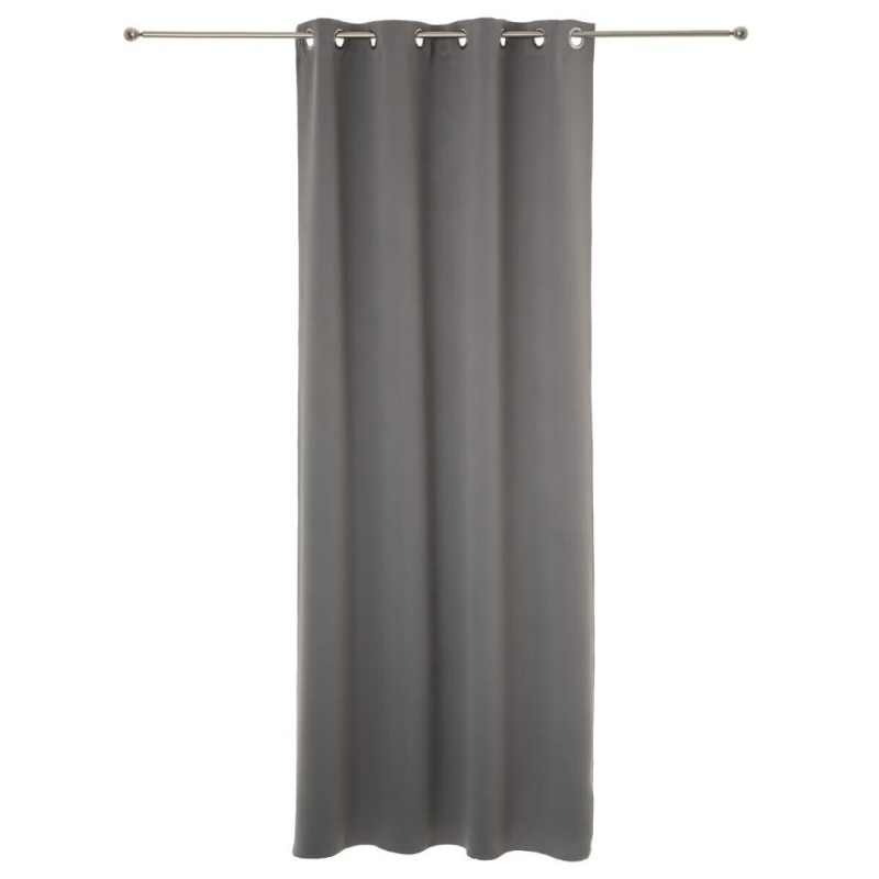 Set 2 draperii Odelie, poliester, gri, 135x240 cm, 120598B