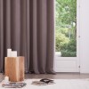 Set 2 draperii Odelie, poliester, taupe, 135x240 cm, 120598C