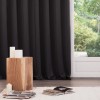 Set 2 draperii Odelie, poliester, negru, 135x240 cm, 120598J