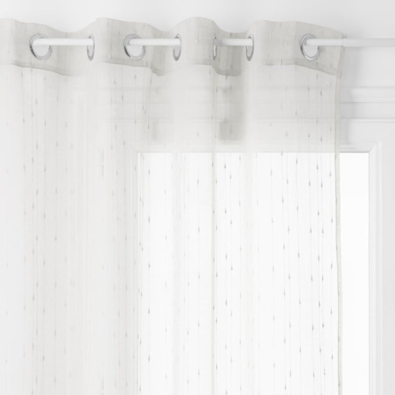Perdea Anissa, poliester, ivoar, 140x240 cm, 146271A