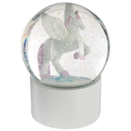 Glob de zapada Unicorn, polirasina, gri, D.10 cm, 158570