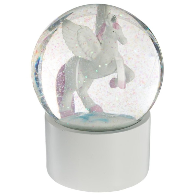 Glob de zapada Unicorn, polirasina, gri, D.10 cm, 158570