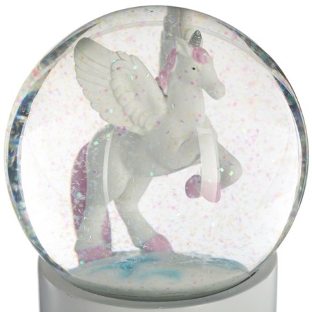 Glob de zapada Unicorn, polirasina, gri, D.10 cm, 158570