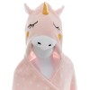 Patura pentru copii Unicorn, poliester, roz, 100x140 cm, 158722