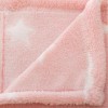 Patura pentru copii Glow, poliester, roz, 125x150 cm, 158771A