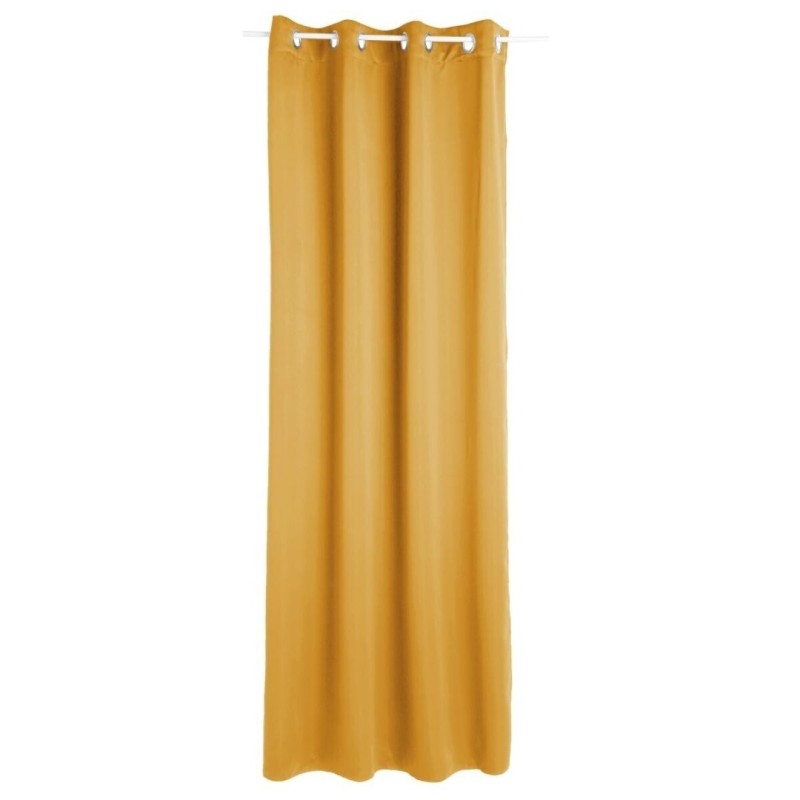Draperie Odelie, poliester, galben mustar, 140x260 cm, 103859R