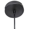 Suspensie Mona, metal, sfoara, negru, 1XE27, D.35 cm, 168223