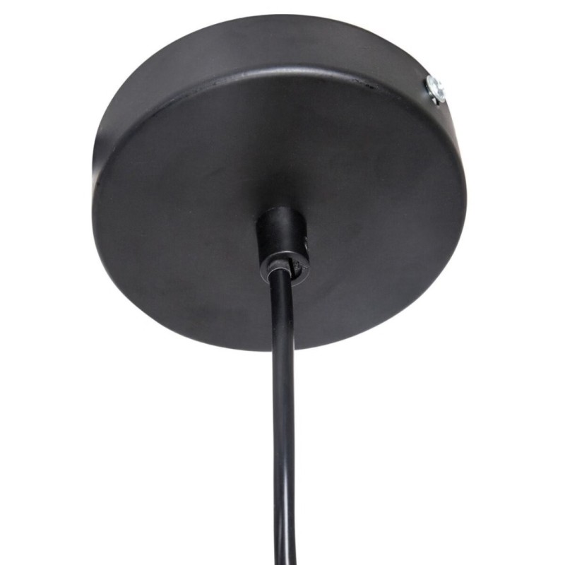 Suspensie Mona, metal, sfoara, negru, 1XE27, D.35 cm, 168223
