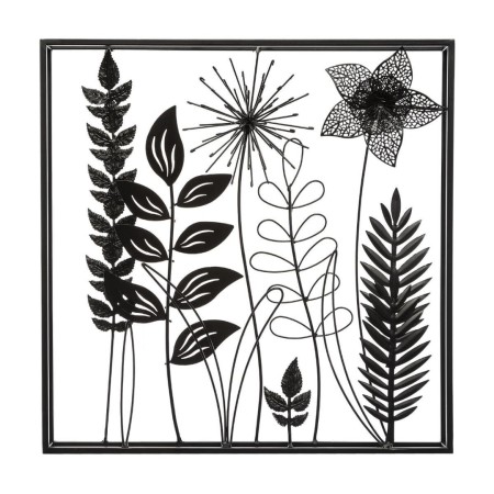 Decoratiune perete Ella, metal, negru, H.50 cm, 169390