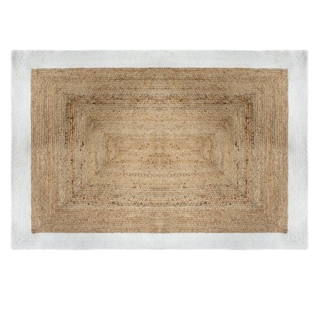 Covor iuta naturala, alb, 120x170 cm, 168857Z