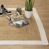 Covor iuta naturala, alb, 120x170 cm, 168857Z