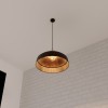 Suspensie Prao, metal, negru, 1XE27, D.57 cm, 173251