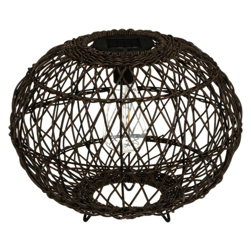 Lampa solara exterior Ball, metal, negru, D.31 cm, 178902