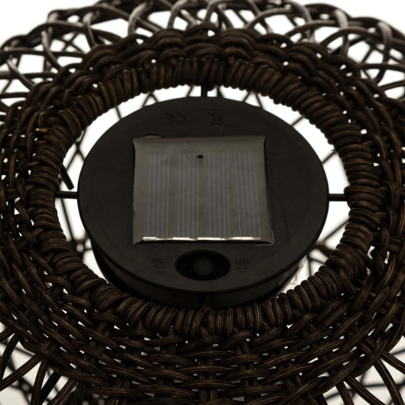 Lampa solara exterior Ball, metal, negru, D.31 cm, 178902