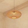 Suspensie Loren, PVC, bambus, 1XE27, D.60 cm, 181910