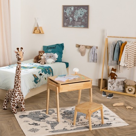 Jucarie copii Giraffe, poliester, multicolor, H.100 cm, 174193