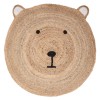 Covor copii Bear, iuta, bej, D.100 cm, 174207