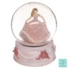 Glob muzical Princess, polirasina, roz, D.10 cm, 158844
