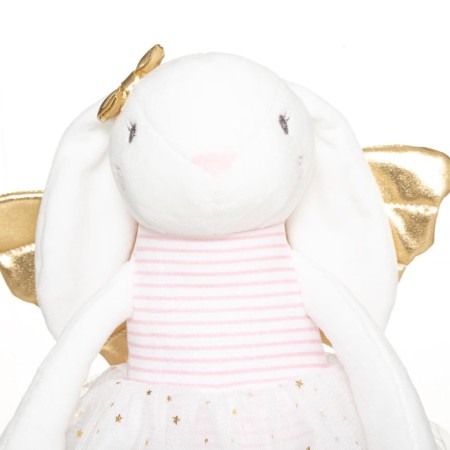 Jucarie copii Rabbit, poliester, alb, H.40 cm, 174230